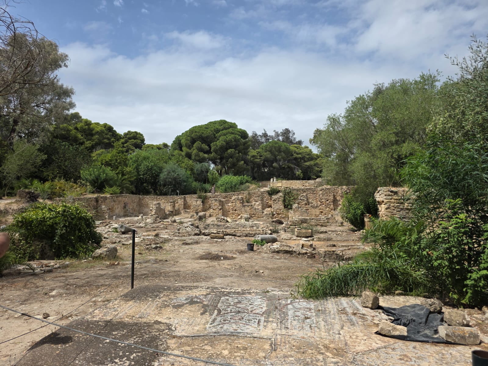 the ancient Roman ruins of Carthage