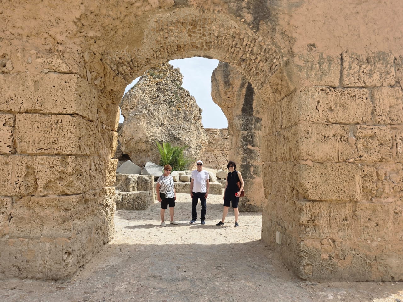 the ancient Roman ruins of Carthage